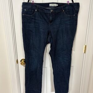 Torrid Boyfriend Dark Indigo Straight Leg Jeans